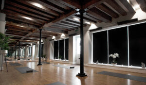 11:11 Hot yoga studio heated by Aspect XL Infrared Heaters