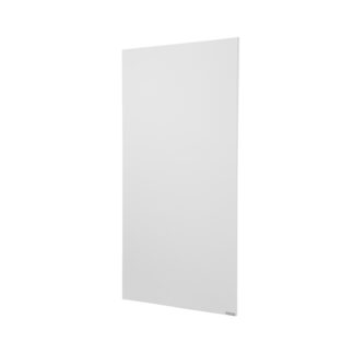 White infrared panel heater for wall or ceiling mounting