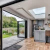 Inspire Comfort White Infrared Panel Open Plan Kitchen Install