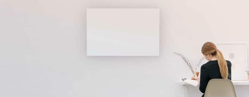 Select XL white infrared panel heater Herschel UK website