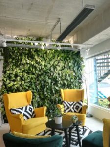 Herschel summit infrared heater for bars and restaurants