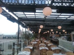 Aspect XL warms a rooftop bar