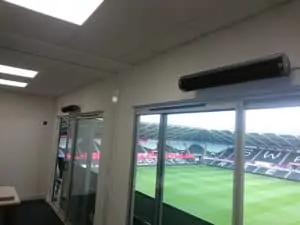 Aspect XL heating Football Stadium boxes