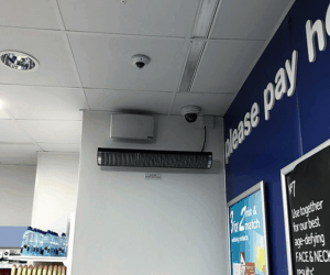 Herschel Aspect XL heating retail store