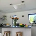 Herschel Inspire ceiling mounted panel in kitchen