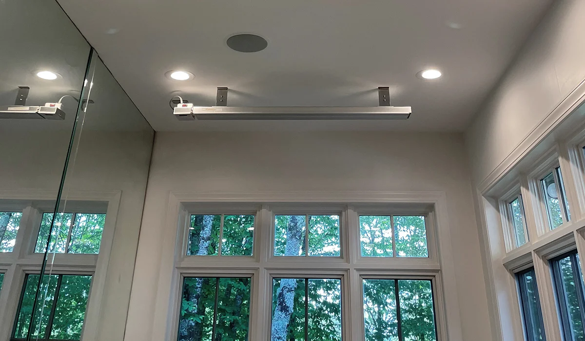 Zero light infrared heater for home hot yoga