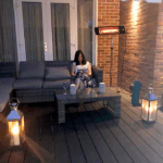 Free standing patio heaters