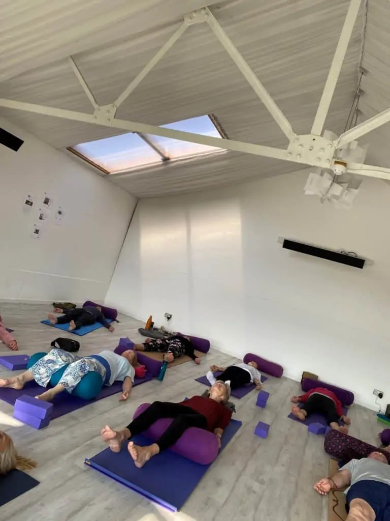 Hot yoga studio with Hershcel Summit 2600