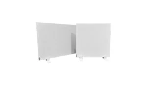 Freestanding portable infrared panel heaters on feet