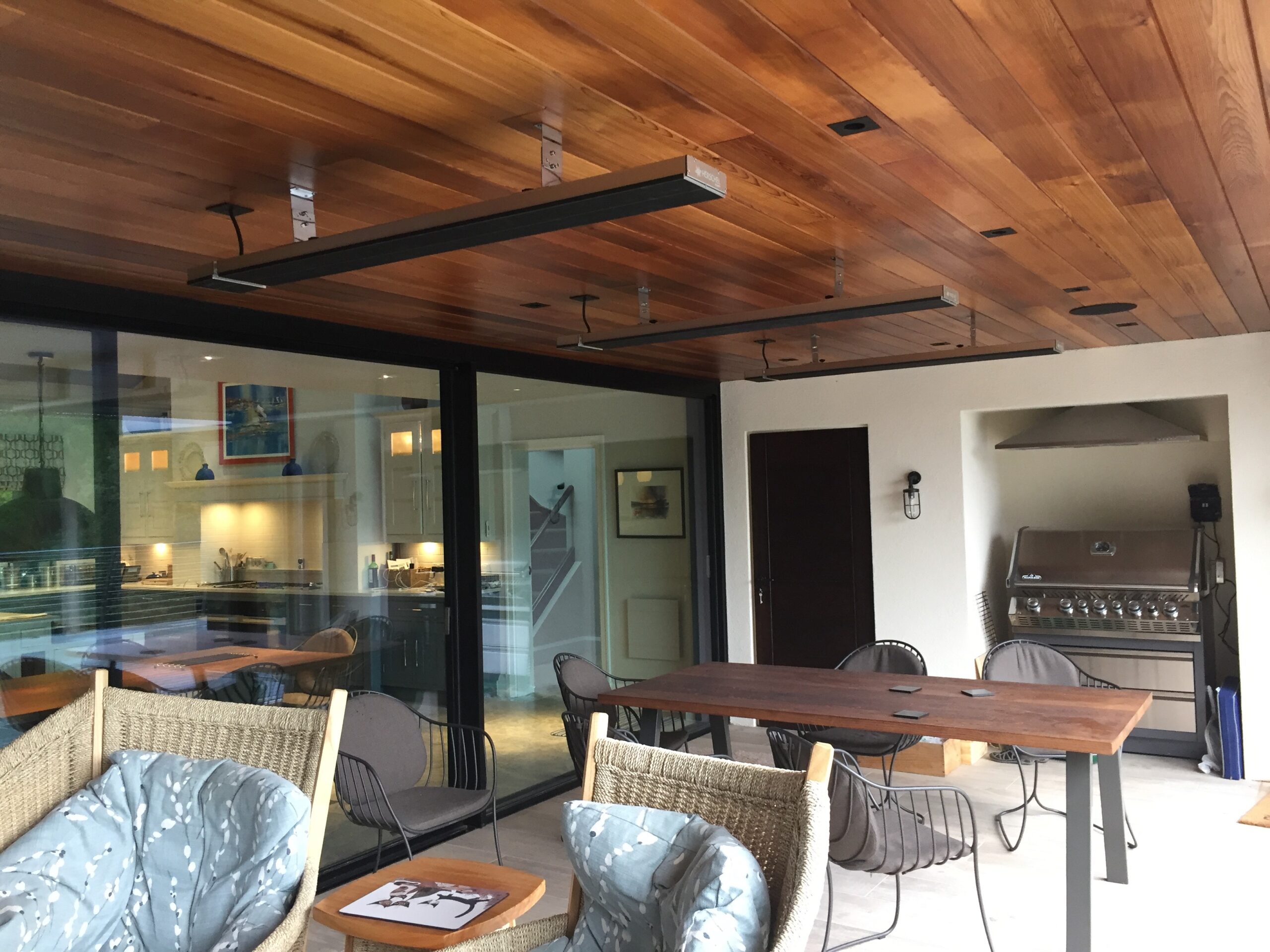 Herschel Summit warming covered outdoor area