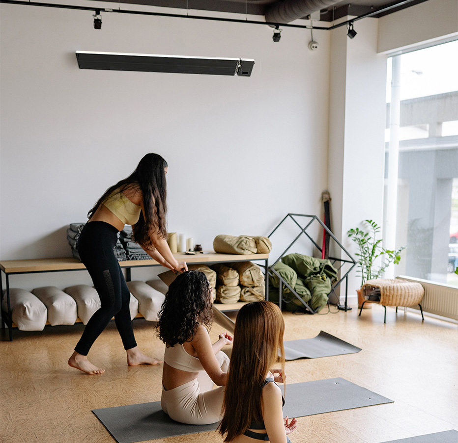 Herschel Summit Black Yoga Studio Heater