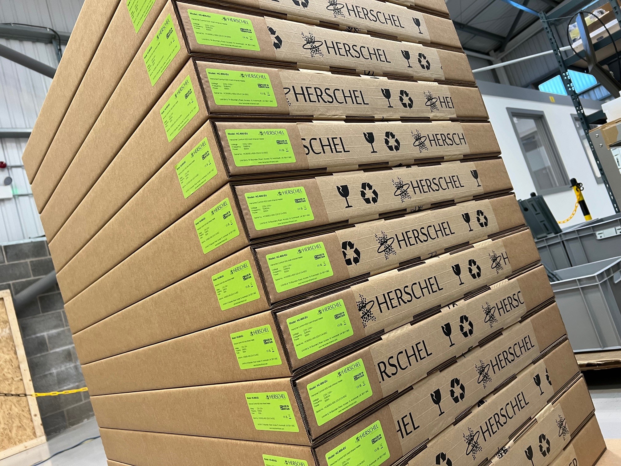 Herschel Comfort packaging