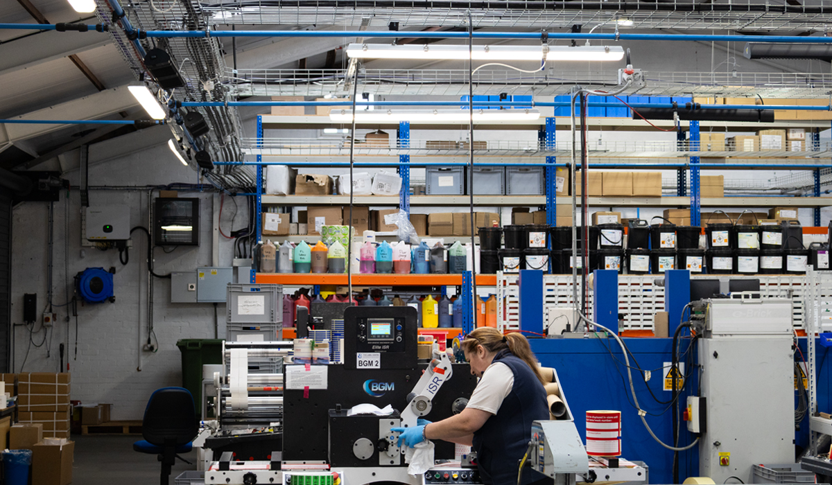 Herschel Manhattan heating a specific zone of the factory floor